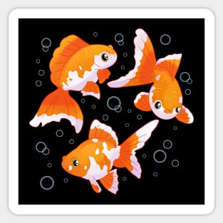 Goldfish cute art Sticker